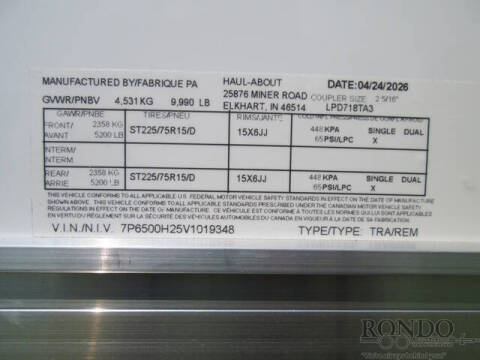 2027 Haul-About Enclosed Cargo LPD718TA3