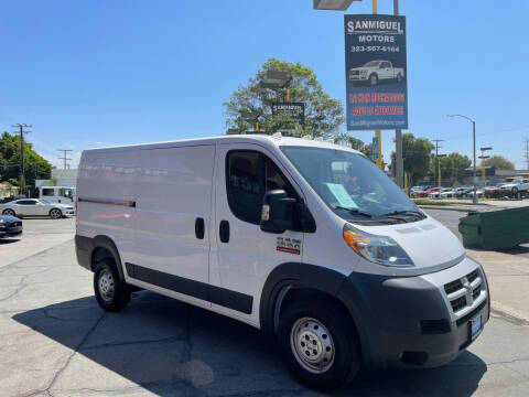 2016 RAM ProMaster Cargo for sale at Sanmiguel Motors in South Gate CA