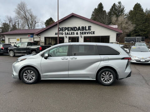 2021 Toyota Sienna for sale at Dependable Auto Sales and Service in Binghamton NY
