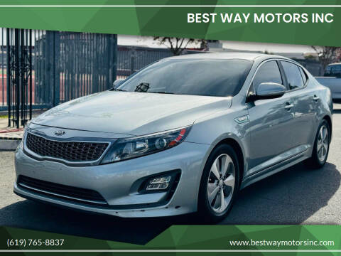 2016 Kia Optima Hybrid for sale at BEST WAY MOTORS INC in San Diego CA