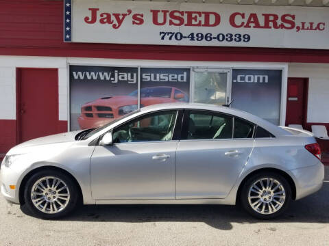 2013 Chevrolet Cruze for sale at Jays Used Car LLC in Tucker GA