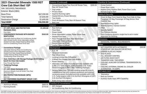 2021 Chevrolet Silverado 1500