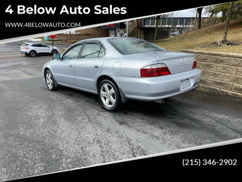 2003 Acura TL for sale at 4 Below Auto Sales in Willow Grove PA