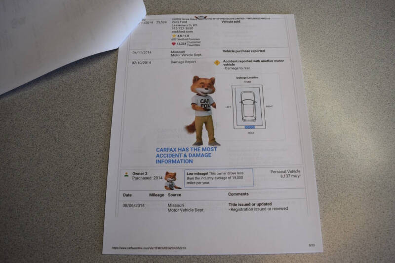 2012 Ford Escape Limited