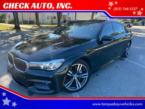 2016 BMW 7 Series for sale at CHECK AUTO, INC. in Tampa FL