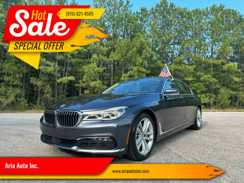 2016 BMW 7 Series for sale at Aria Auto Inc. - Drive 1 Auto Sales in Wake Forest NC
