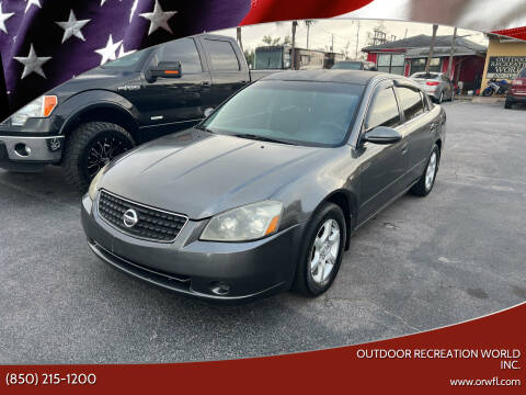 2006 Nissan Altima for sale at Outdoor Recreation World Inc. in Panama City FL
