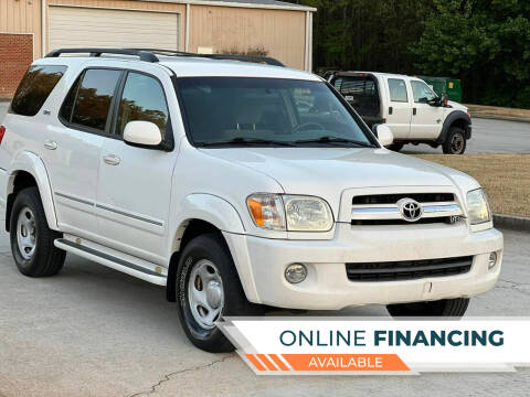 2005 Toyota Sequoia for sale at Two Brothers Auto Sales in Loganville GA