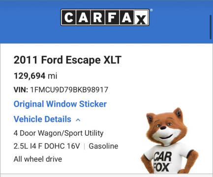 2011 Ford Escape XLT