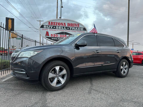 2014 Acura MDX for sale at Arizona Drive LLC in Tucson AZ