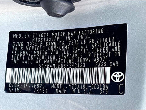 2025 Toyota Corolla LE