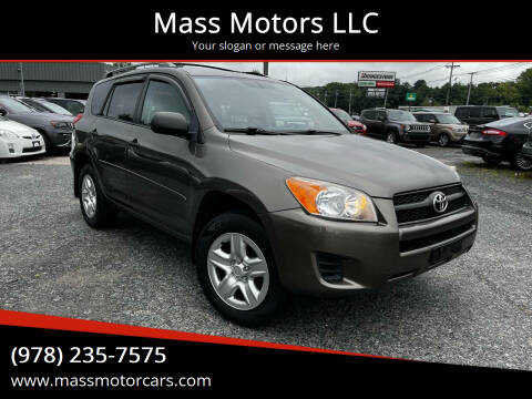 2012 Toyota RAV4 for sale at Mass Motors LLC in Worcester MA