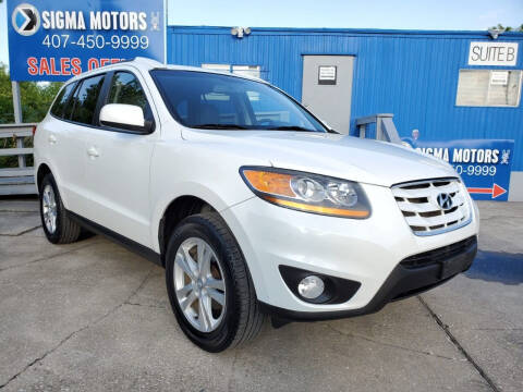 2010 Hyundai Santa Fe for sale at SIGMA MOTORS USA in Orlando FL