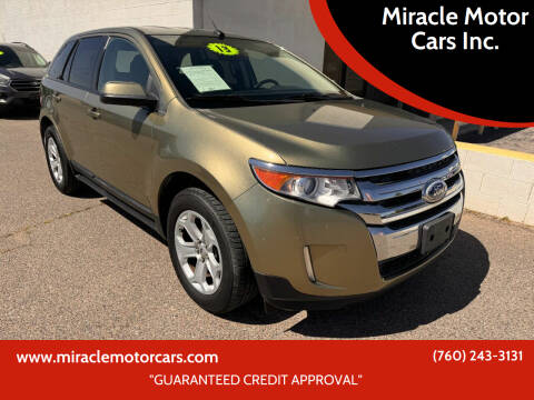 2013 Ford Edge for sale at Miracle Motor Cars Inc. in Victorville CA