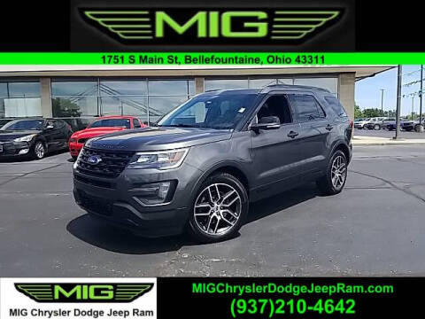 2016 Ford Explorer for sale at MIG Chrysler Dodge Jeep Ram in Bellefontaine OH