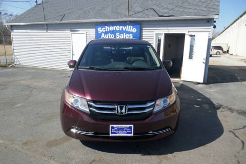 2015 Honda Odyssey for sale at SCHERERVILLE AUTO SALES in Schererville IN