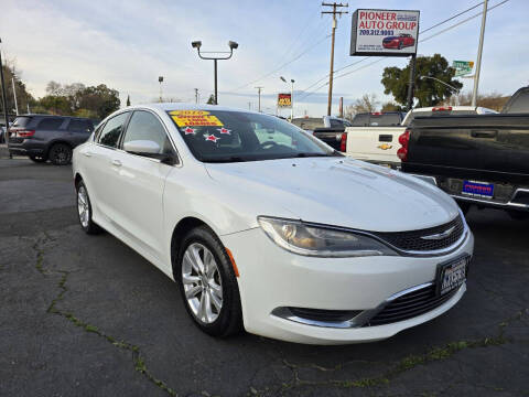 2016 Chrysler 200 for sale at Pioneer Auto Group in Modesto CA