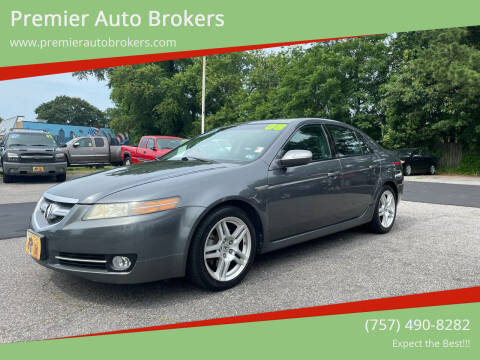 2008 Acura TL for sale at Premier Auto Brokers in Virginia Beach VA