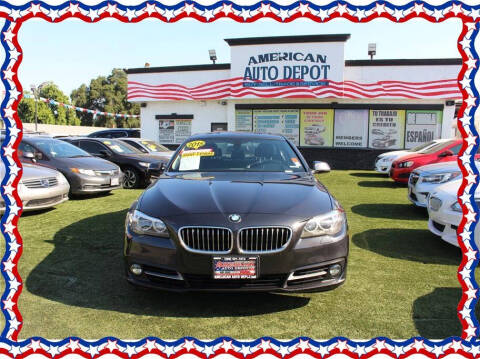 2015 BMW 5 Series for sale at American Auto Depot in Modesto CA