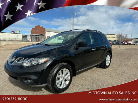 2012 Nissan Murano for sale at MIDTOWN AUTO SALES INC in Greeley CO