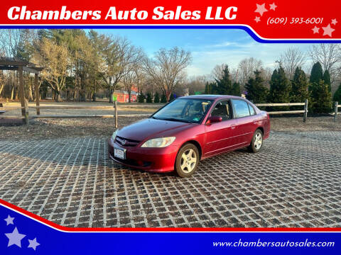 2005 Honda Civic for sale at Chambers Auto Sales LLC in Trenton NJ