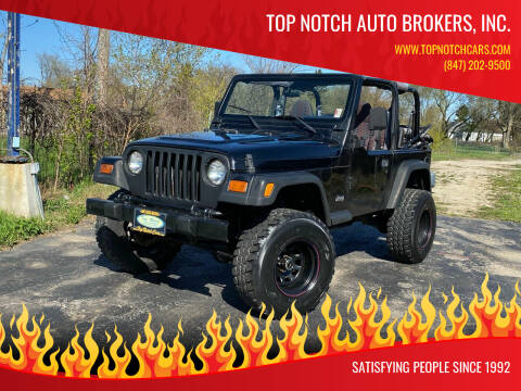 1999 Jeep Wrangler for sale at Top Notch Auto Brokers, Inc. in McHenry IL