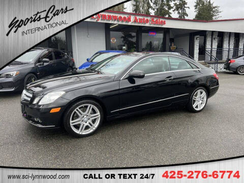 2010 Mercedes-Benz E-Class for sale at Sports Cars International in Lynnwood WA