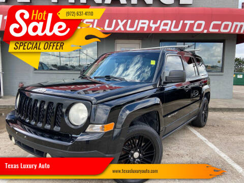 2012 Jeep Patriot for sale at Texas Luxury Auto in Cedar Hill TX