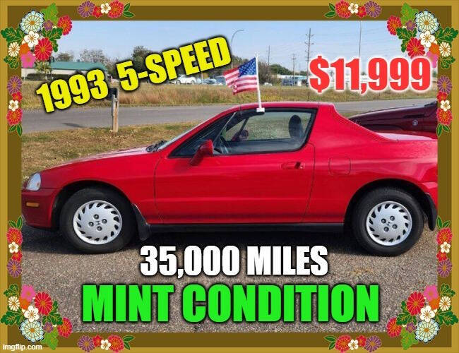 1993 Honda Civic del Sol S