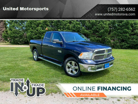 2014 RAM 1500 for sale at United Motorsports in Virginia Beach VA
