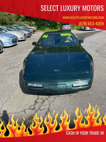 1996 Chevrolet Corvette for sale at Select Luxury Motors in Cumming GA