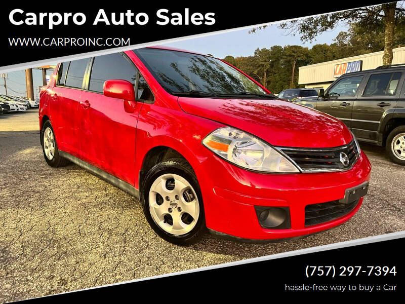 2011 Nissan Versa for sale at Carpro Auto Sales in Chesapeake VA