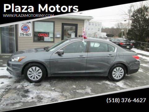 2012 Honda Accord for sale at Plaza Motors in Rensselaer NY