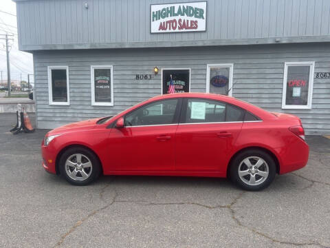 2014 Chevrolet Cruze for sale at Highlander Auto Sales in Mechanicsville VA