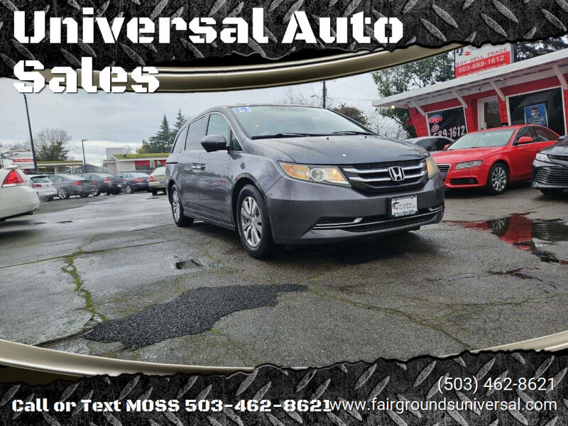Used 2014 Honda Odyssey EX-L with VIN 5FNRL5H60EB059966 for sale in Salem, OR