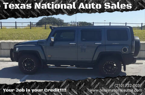 2006 HUMMER H3 for sale at Texas National Auto Sales in San Antonio TX