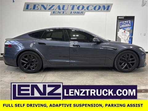 2022 Tesla Model S for sale at LENZ TRUCK CENTER in Fond Du Lac WI