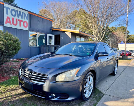 2012 Nissan Maxima for sale at Town Auto in Chesapeake VA
