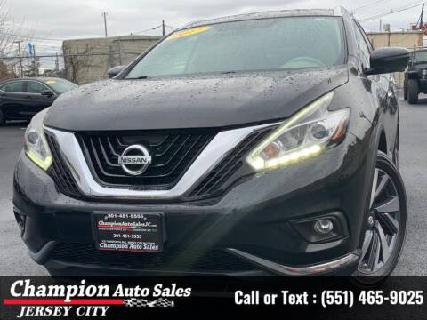 2017 Nissan Murano for sale at CHAMPION AUTO SALES OF JERSEY CITY in Jersey City NJ