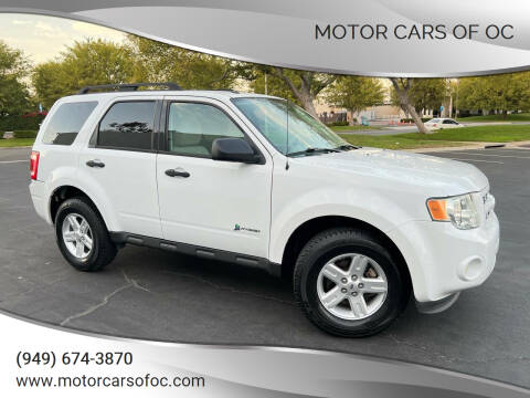 2011 Ford Escape Hybrid for sale at Motor Cars of OC in Costa Mesa CA