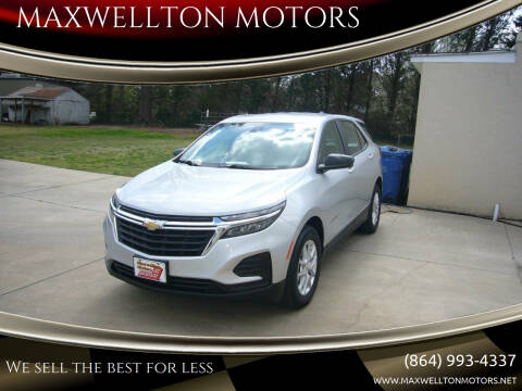 2022 Chevrolet Equinox for sale at MAXWELLTON MOTORS in Greenwood SC
