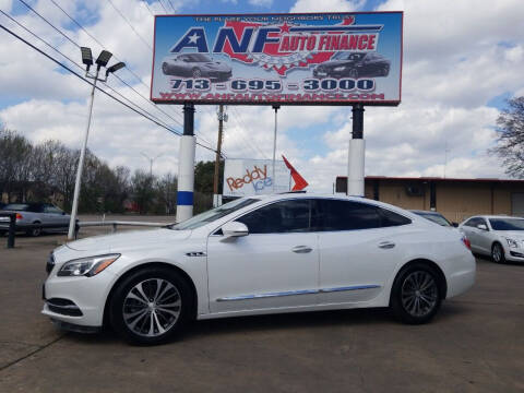 2017 Buick LaCrosse for sale at ANF AUTO FINANCE in Houston TX