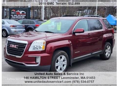 2016 GMC Terrain for sale at United Auto Sales & Service Inc in Leominster MA
