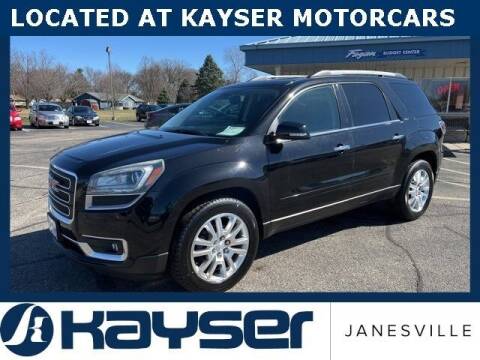 2016 GMC Acadia for sale at Kayser Motorcars in Janesville WI