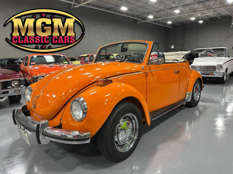 1972 Volkswagen Beetle Convertible for sale at MGM CLASSIC CARS in Addison IL