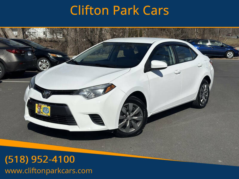 2015 Toyota Corolla for sale at Clifton Park Cars in Clifton Park NY