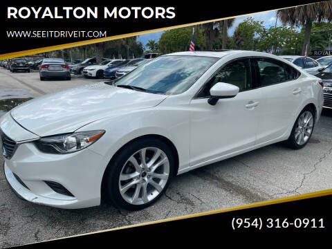 2015 Mazda MAZDA6 for sale at ROYALTON MOTORS in Plantation FL