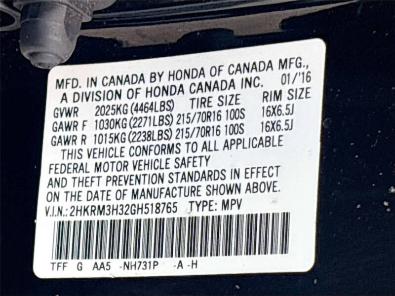 2016 Honda CR-V LX