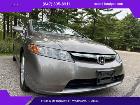 2008 Honda Civic for sale at Route 41 Budget Auto in Wadsworth IL