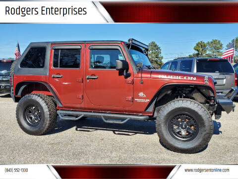 2010 Jeep Wrangler Unlimited for sale at Rodgers Enterprises in North Charleston SC